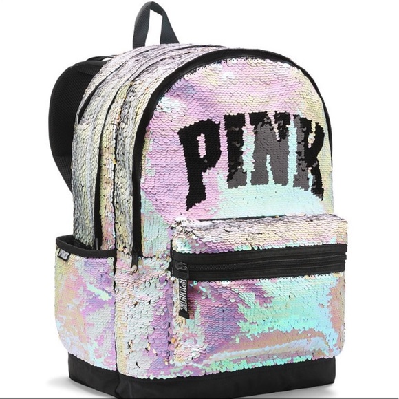 PINK by Victoria’s Secret full size sequin backpack